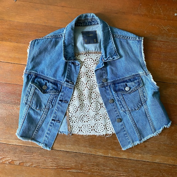 Pull&bear denim vest - Picture 1 of 3